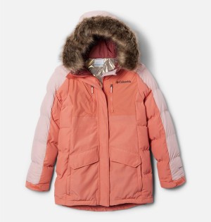 Coral Kids' Columbia Marquam Peak Fusion II Parka Jacket | ADVXF-1287