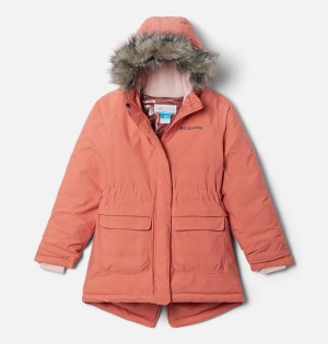 Coral Kids' Columbia Nordic Strider Jacket | FMGSK-9278