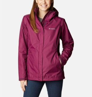 Coral Women's Columbia Arcadia II Rain Jacket | OUGPM-7230