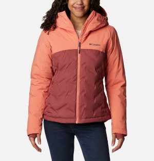 Coral Women's Columbia Grand Trek II Puffer Jacket | QKFOA-0179