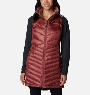 Coral Women's Columbia Joy Peak Long Vest | MBAOS-2564