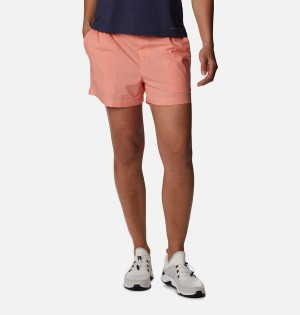 Coral Women's Columbia Norgate Shorts | XLQZU-3724