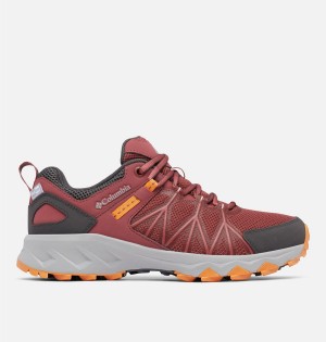 Coral Women's Columbia Peakfreak II OutDry Hiking Shoes | EFQVK-7952