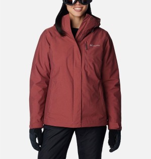 Coral Women's Columbia Whirlibird IV Interchange Ski Jacket | TULVW-9635