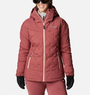 Coral Women's Columbia Wildcard III Down Ski Jacket | HNOAT-7261