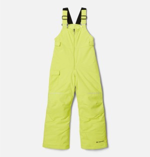 Green Kids' Columbia Adventure Ride Insulated Ski Bib Pants | RGDLP-1964