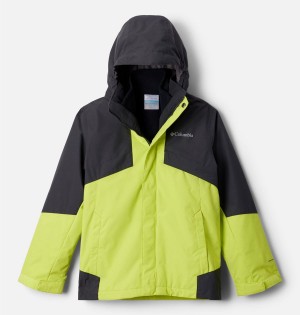 Green Kids' Columbia Bugaboo II Fleece Interchange Jacket | RMOST-2584