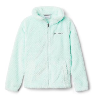 Green Kids' Columbia Fire Side Sherpa Jacket | WPVNR-4678