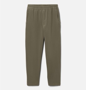 Green Kids' Columbia Hike Lined Joggers Pants | UKXLE-9243