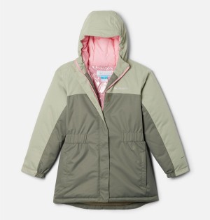 Green Kids' Columbia Hikebound Long Insulated Jacket | ARONQ-3148