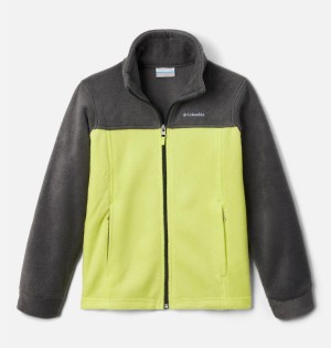 Green Kids' Columbia Steens Mountain II Fleece Jacket | FNOZR-6475