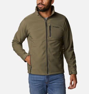 Green Men's Columbia Ascender Softshell Jackets | VKBAY-7304