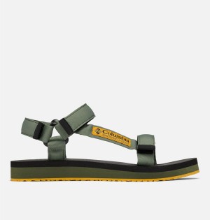 Green Men's Columbia Breaksider Sandals | BTROU-8927