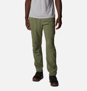 Green Men's Columbia Coral Ridge Pull-On Pants | PECRU-3065