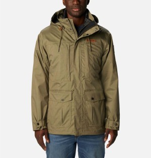 Green Men's Columbia Horizons Pine Interchange 3 In 1 Jackets | KNHCT-8743