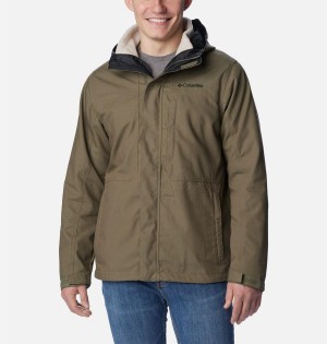 Green Men's Columbia Loma Vista Interchange 3 In 1 Jackets | NLQIJ-1795