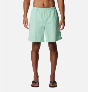 Green Men's Columbia PFG Backcast III Water Shorts | MVEUR-6495