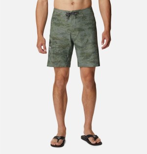 Green Men's Columbia PFG Offshore II Board Shorts | DKJOL-3059