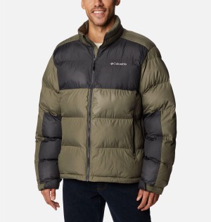 Green Men's Columbia Pike Lake II Insulated Puffer Jacket | RXOHB-7352