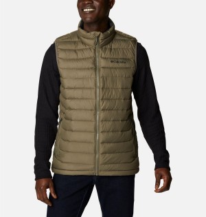 Green Men's Columbia Powder Lite Vest | VWIEH-0573