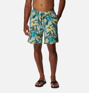 Green Men's Columbia Summerdry Shorts | PXNZT-7698