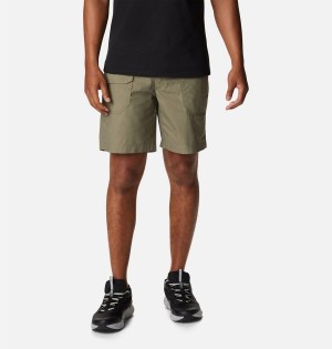 Green Men's Columbia Washed Out Cargo Shorts | PAHLQ-9846