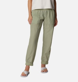 Green Women's Columbia Boundless Trek Joggers Pants | MCSZT-2793