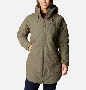 Green Women's Columbia Chatfield Hill Novelty Coats | PIZBW-0742