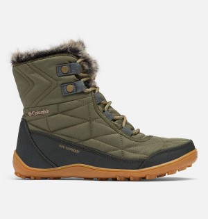 Green Women's Columbia Minx Shorty III Boots | VBDAC-0439