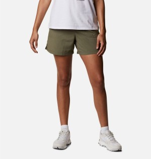 Green Women's Columbia Sandy River Shorts | XITGE-5168