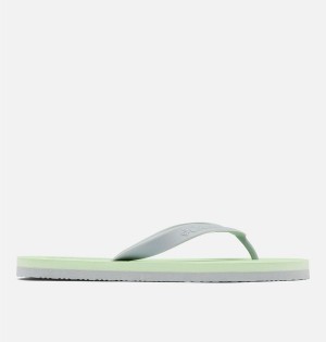 Green Women's Columbia Sun Trek Flip Flop Sandals | RPKFX-9465