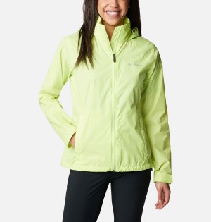 Green Women's Columbia Switchback III Rain Jacket | AXFPU-7109