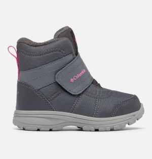 Grey Kids' Columbia Fairbanks Omni Heat Boots | WJPDF-3752