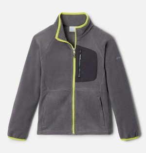 Grey Kids' Columbia Fast Trek III Full Zip Fleece | ASNMY-2075