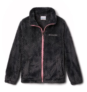 Grey Kids' Columbia Fire Side Sherpa Jacket | AXVOC-4795