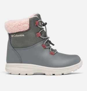 Grey Kids' Columbia Moritza Boots | MUHLB-2147