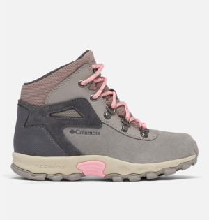 Grey Kids' Columbia Newton Ridge Amped Boots | YZIGE-3829