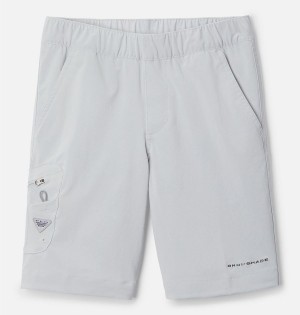 Grey Kids' Columbia PFG Terminal Tackle Shorts | MRFOU-3560