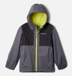 Grey Kids' Columbia Rainy Trails Fleece Lined Jacket | XGSHE-6450