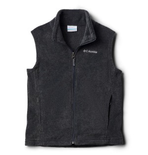 Grey Kids' Columbia Steens Mountain Fleece Vest | BIWDZ-1432