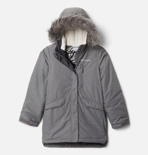 Grey Kids' Columbia Suttle Mountain Long Insulated Jacket | WDEZI-6712