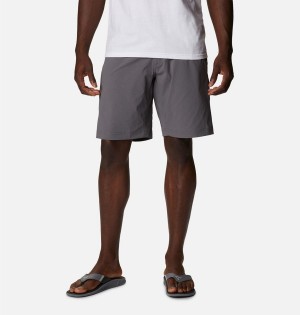 Grey Men's Columbia Blood 'N Guts Stretch Shorts | DCQVY-8453