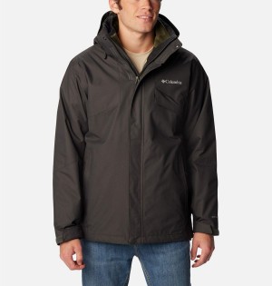 Grey Men's Columbia Bugaboo II Fleece Interchange Ski Jacket | AUXWV-6170