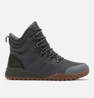 Grey Men's Columbia Fairbanks Omni Heat Boots | XCQSJ-4215