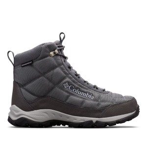 Grey Men's Columbia Firecamp Boot Hiking Shoes | MEFPU-6750