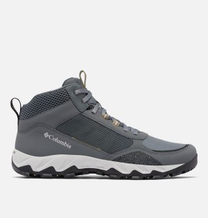 Grey Men's Columbia Flow Centre Hiking Shoes | QLREC-5024