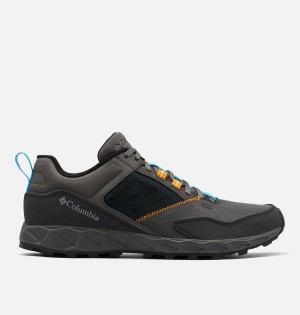 Grey Men's Columbia Flow District Hiking Shoes | EUQJZ-0216