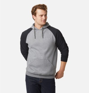 Grey Men's Columbia Hart Mountain II Hoodie | XPZCS-8501