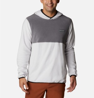 Grey Men's Columbia Haven Hills Fleece Hoodie | TNSOQ-9128