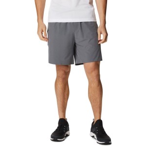 Grey Men's Columbia Hike Shorts | PEVBO-0694